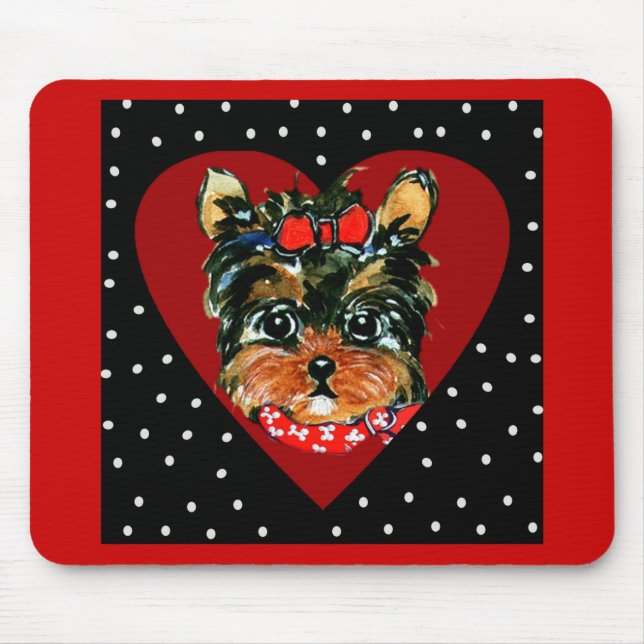 Tapis De Souris Cute Yorkie Poo (Devant)