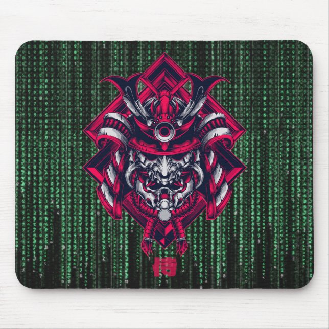 Tapis De Souris Cyber Oni Code – Retro Future Power (Devant)