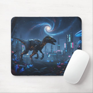 Tapis De Souris Cyberpunk Raptor Galaxy Gaming Mouse Pad