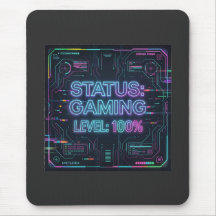 ​Cyberpunk Status Gaming Level 100 mousepad 