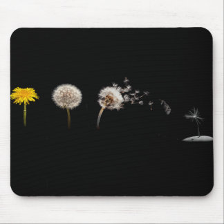 Tapis De Souris Cycle de vie de pissenlit Mousepad