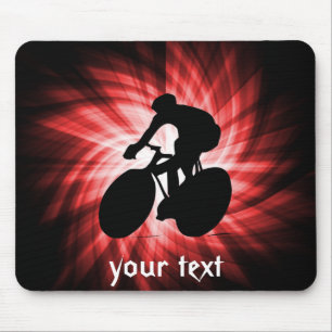 Tapis De Souris Cycling rouge