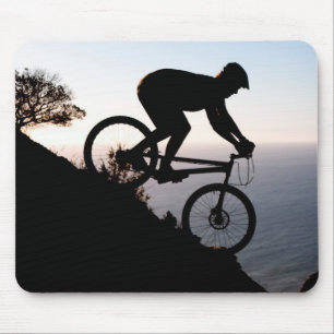 Tapis De Souris Cycliste de VTT. Lions Head, Le Cap