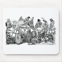 Cyclistes de Calavera circa 1800's en retard