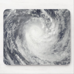 Tapis De Souris Cyclone René au-dessus de l'océan Pacifique Sud
