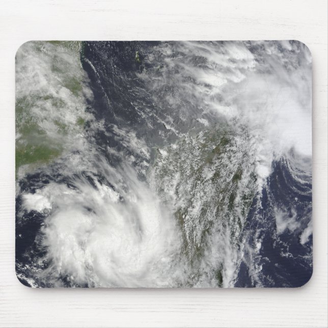 Tapis De Souris Cyclones tropicaux Eric et Fanele (Devant)