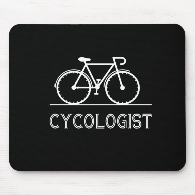 Tapis De Souris Cycologiste Funny Vélo Humour vélo (Devant)