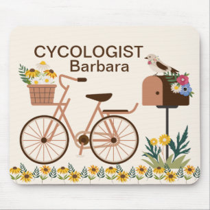 Tapis De Souris Cycologiste Vélo Souris