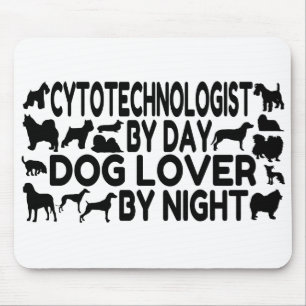 Tapis De Souris Cytotechnologue Amoureux des chiens