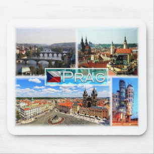Tapis De Souris CZ République tchèque - Prague - Prag - Praha - Pr