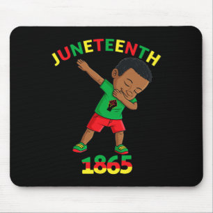 Tapis De Souris Dabbing Black King Junetdix Melanin Brown peau B
