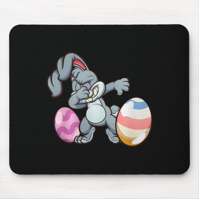 Tapis De Souris Dabbing Easter Bunny Premium Tri-blend  (Devant)