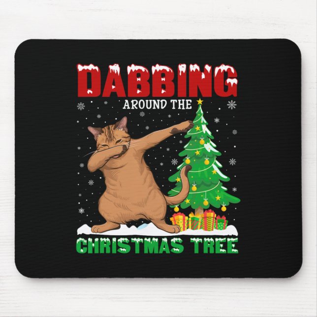Tapis De Souris Dabler Autour De L'Arbre De Noël Un (Devant)