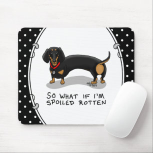 Tapis De Souris Dachshund Dog (S noir et tan) mignonne