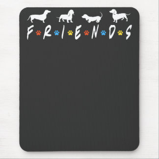 Tapis De Souris Dachshund Friends