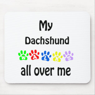 Tapis De Souris Dachshund Walks Design