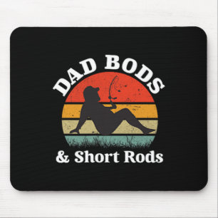 Tapis De Souris Dad Bods Et Petits Tringles 2 Faces Vintage