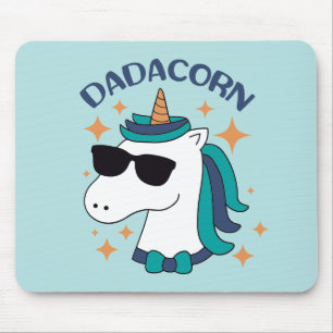 Tapis De Souris Dadacorn Avec Lunettes De Soleil
