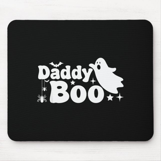 Tapis De Souris Daddy Boo Funny Ghost Halloween Family Matching  (Devant)