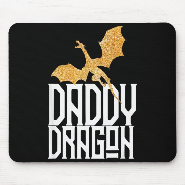 Tapis De Souris Daddy Dragon Christmas Shirt Matching Family Dad H (Devant)
