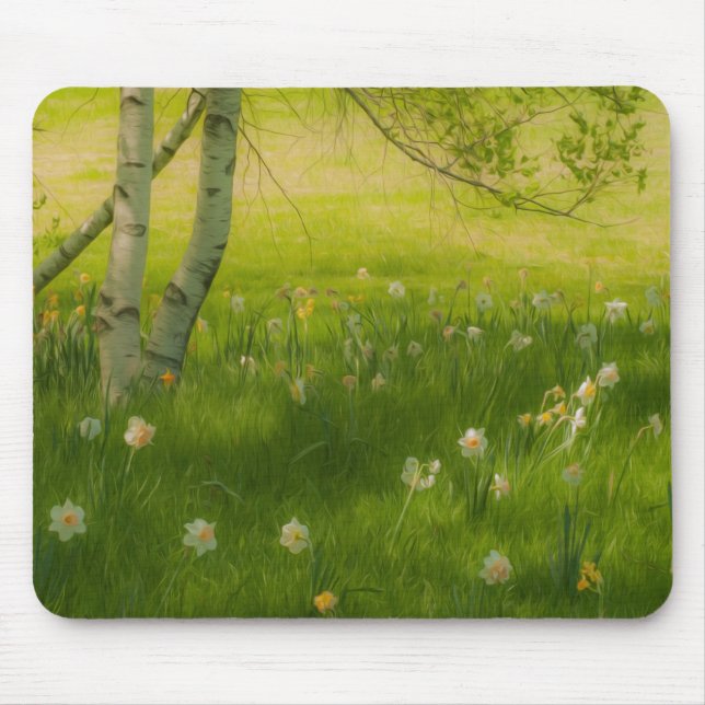 Tapis De Souris Daffodiques de printemps (Devant)