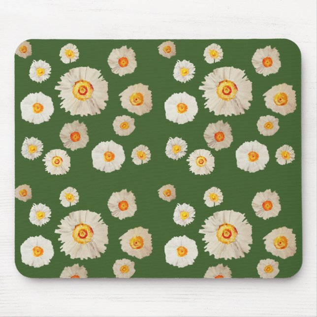 Tapis De Souris Daisis Dessin Mousepad, motif de marguerite (Devant)