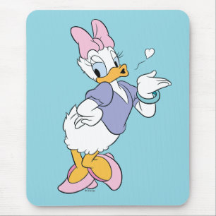 Tapis De Souris Daisy Duck faisant un baiser