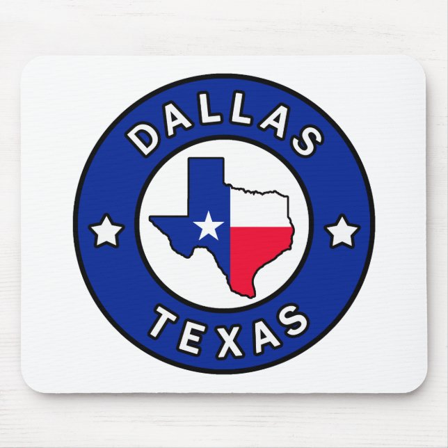 Tapis De Souris Dallas Texas (Devant)