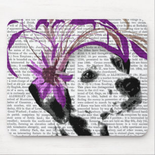 Tapis De Souris Dalmatien Avec Fascinateur Violet