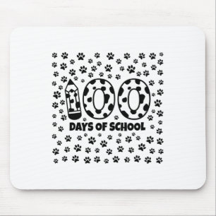 Tapis De Souris Dalmatien Jours d'école 100e jour d'école Chien P