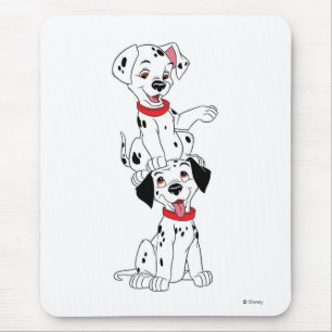 Tapis De Souris Dalmatiens jouant à Disney