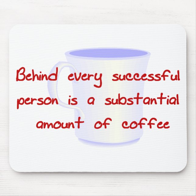 Tapis de souris d'amant de café (Devant)