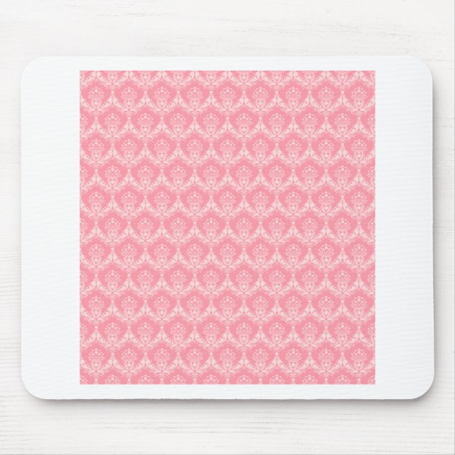 Tapis De Souris Damas en rose (Devant)