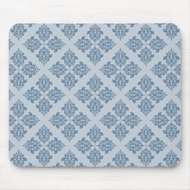 Tapis De Souris Damas marocain gris français (Devant)