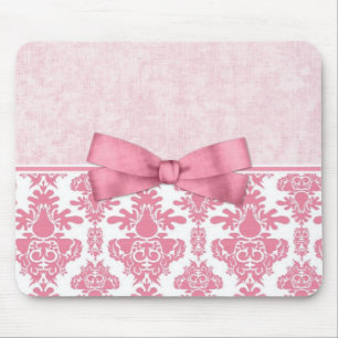 Tapis De Souris Damas roses (2)