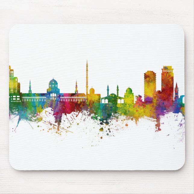 Tapis De Souris Damas Syria Skyline (Devant)