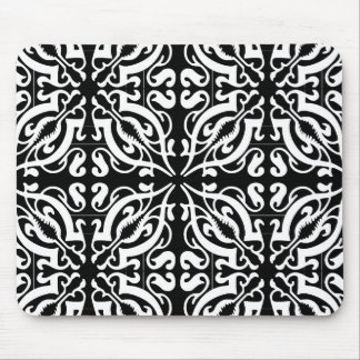 Tapis De Souris DAMASK - Arrière - plan noir