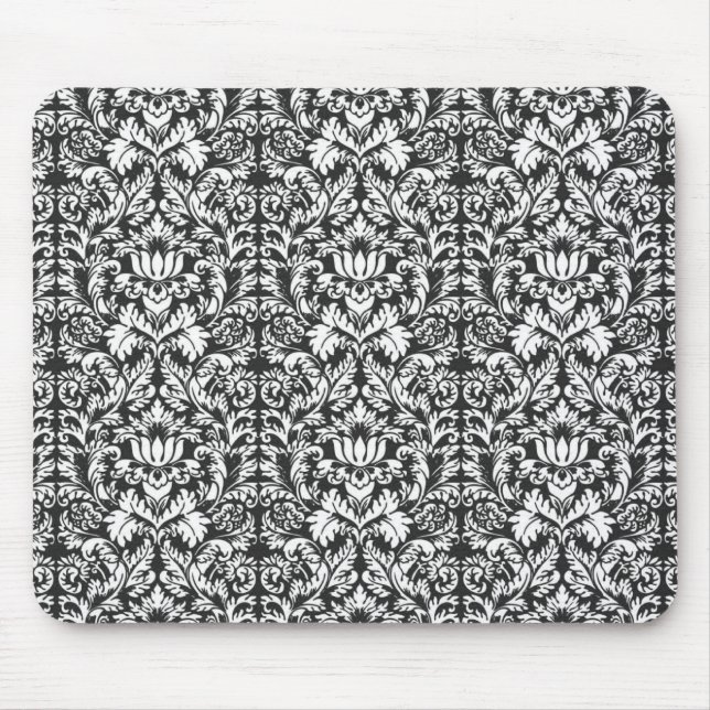 Tapis De Souris Damask Lace Brocade Classic Wallpaper (Devant)