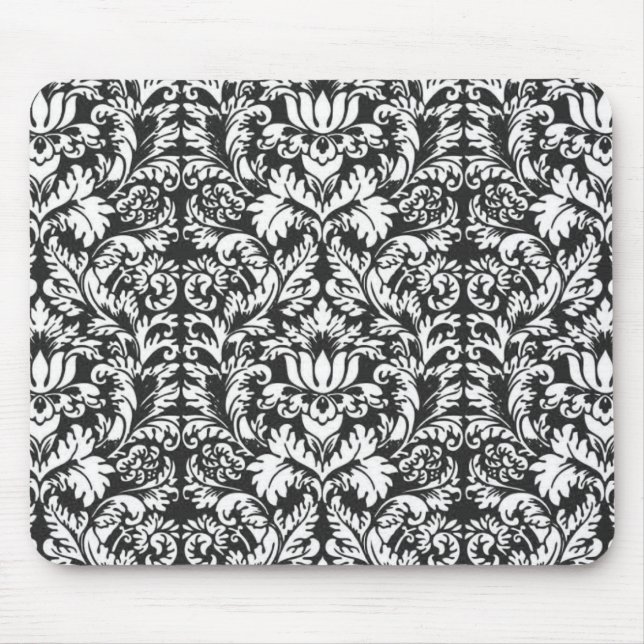 Tapis De Souris Damask Lace Brocade Classic Wallpaper (Devant)