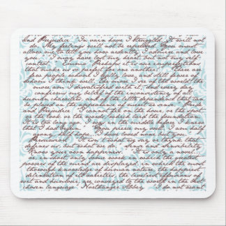 Tapis De Souris Damassé de Jane Austen