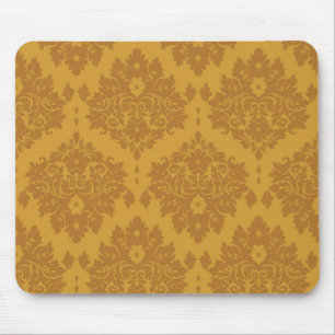 Tapis De Souris Damassé d'or de luxe