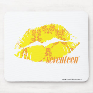 Tapis De Souris Damassé jaune-orange