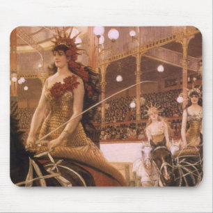 Tapis De Souris Dames des Voitures (alias Cirque) de James Tissot