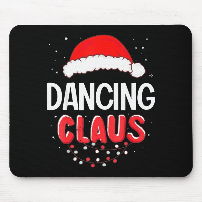 Tapis De Souris Dancing Santa Claus Christmas Matching Costume  (Devant)