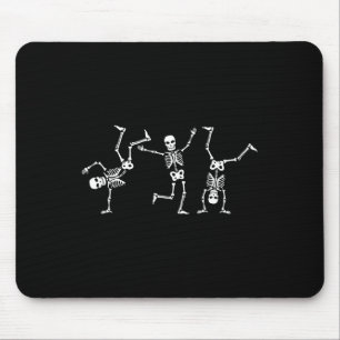 Tapis De Souris Dancing Skeletons Dance Challenge Halloween effray