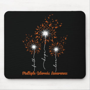 Tapis De Souris Dandelion Faith Hope Love Ms Multiple Sclerosis Aw