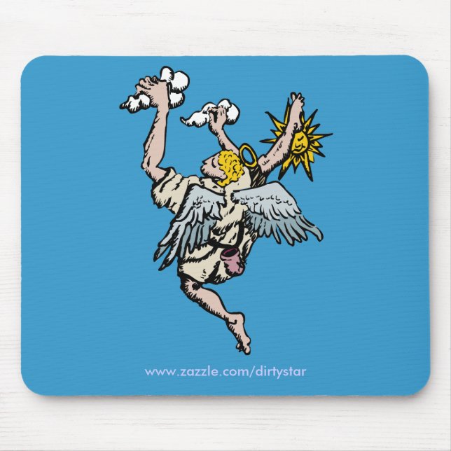 Tapis de souris d'ange d'escalade (Devant)