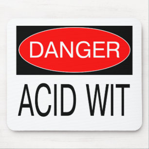 Tapis De Souris Danger - Acide Avec Drôle Sécurité T-Shirt Mug Cas