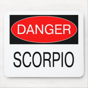 Tapis De Souris Danger - Scorpio Drôle Astrologie T-shirt Casquett