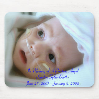 Tapis De Souris Dans la mémoire du bébé Landon Mousepad